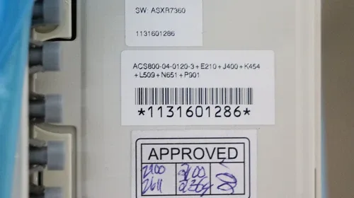 ABB ACS800-04-0120-3+E210+J400+K454+L509+N651+P901 110kw 400V UNUSED BOX 4