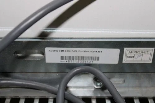 ABB ACS800-04M-0210-7 +E210+H354+J400+K454 Drive 4