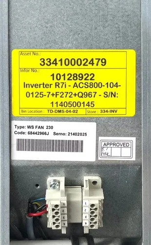 ABB Oy ACS800-104-0125-7 ACS800-104-0125-7+F272+Q967 Frequency Converter 2