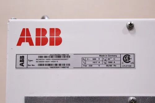 ABB ACS800-404-1400-5 ACS654-1405-5 Rectifier 1980A 2