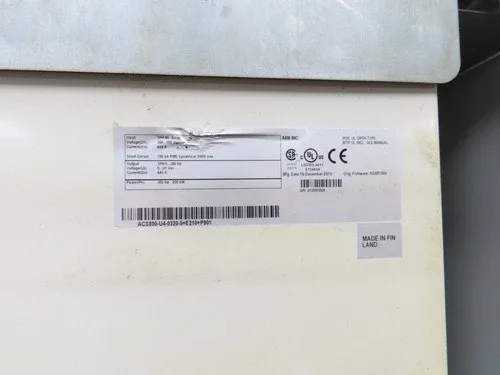 ABB ACS800-PC-0320-5+B055 VFD Variable Speed AC Drive 350Hp 480V 3Ph Cabinet 2