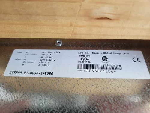 ABB OLD 30HP AC DRIVE ACS800-U1-0030-5+B056 4