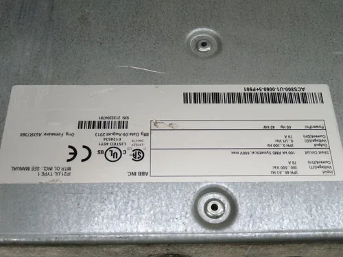 ABB ACS800-U1-0060-5+P901 AC DRIVE T249871 4