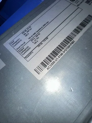 ABB ACS800-U1-0140-5+D150+P901 150hp Variable Frequency Drive 3