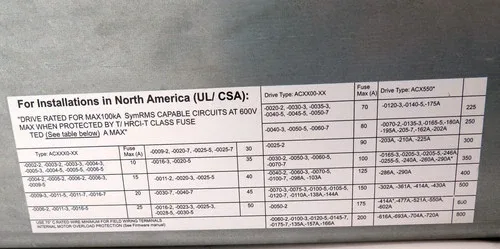 ABB ACS800-U1-0205-7 VFD Motor AC Drive 200 HP 3Ph 525-690V 188A 3