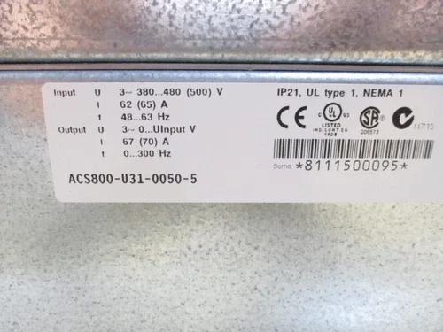 ABB ACS800-U31-0050-5 5