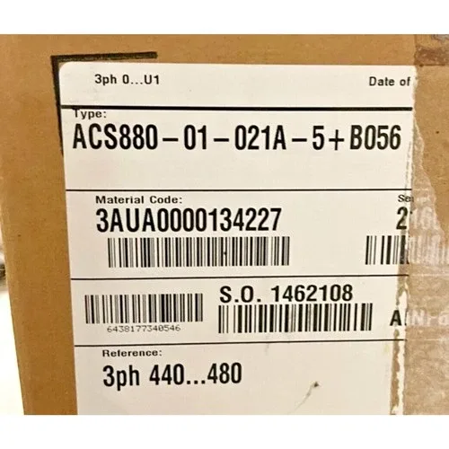 ABB Variable Frequency Drive ACS880-01-021A-5+B056 4