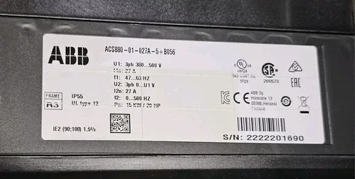 ABB ACS880-01-027A AC 4