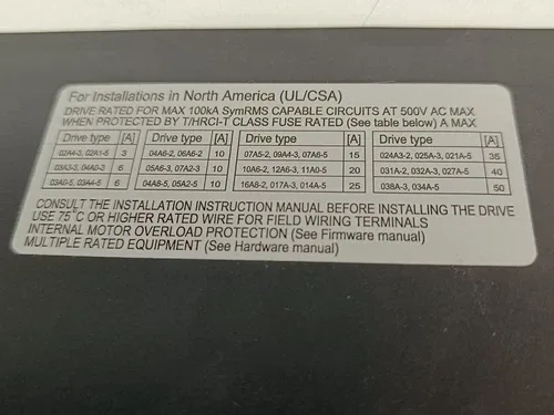 ABB ACS880-01-032A-3+E200+K454 ACS880-01-032A-3 32A & 4