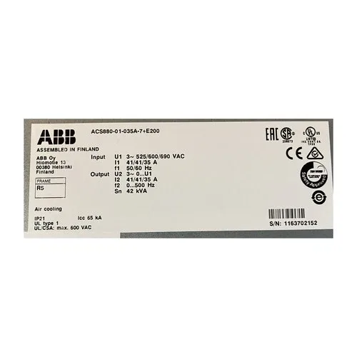 ABB ACS880-01-035A-7+E200 UMP 2