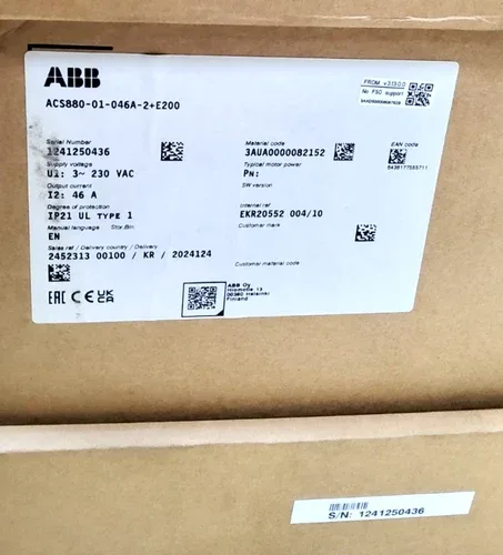 ABB ACS880-01-046A-2+E200 3AUA0000082152 SERVO DRIVE
