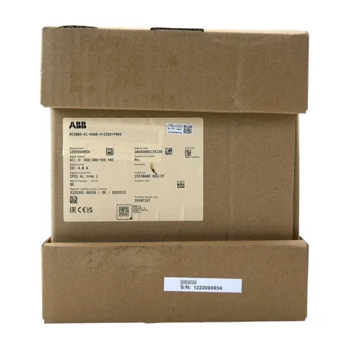 ABB ACS880-01-04A8-5+E202+P909 2.2kW Frequency Inverter 4.8A 400VAC MS0 3