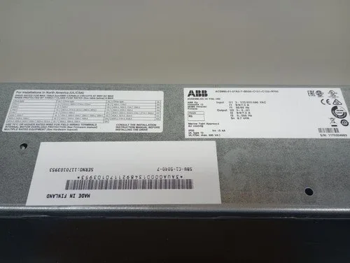 ABB ACS880-01-07A3-7+B056+C131+C132+R700 Enclosed Variable Frequency Drive 3