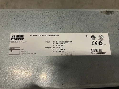 ABB ACS880-01-09A8-7+B056+E200 UMP 2