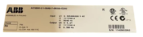 ABB ACS880-01-09AB-7+E200 UMP 2