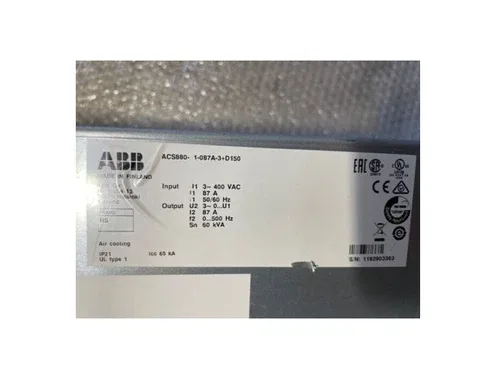 ABB ACS880-1-087A-3+D150 FREQUENCY CONVERTER 