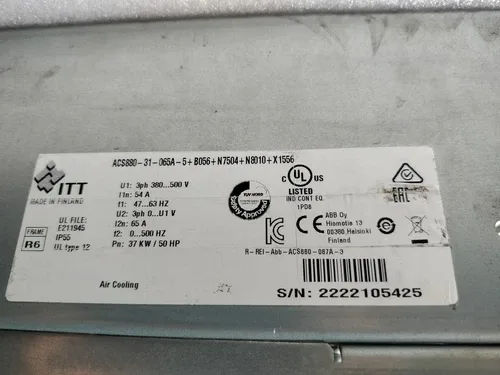 ACS880-31-065A-5+B056+N7504+N8010+X1556 4