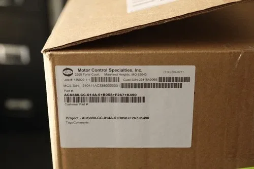 ABB ACS880-CC-014A-5+B058+F267+K490 VFD Cabinet Drive Old 480v 10HP 4