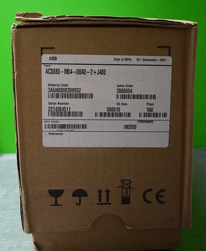 ABB ACS880-M04-08A0-2+J400 2HP 230V 1.5Kw 3P VFD Compact Industrial AC Drive 4