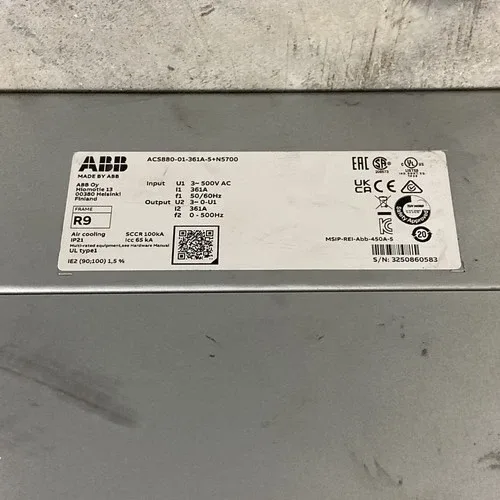 ABB variable drive ACS880-01-361A-5+N5700 NTO 2