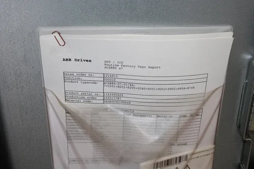 ABB ACS880-07-0174A+C201+E201+E205+G340+H351+H353+P302+P904+R706 Drive 174A 4