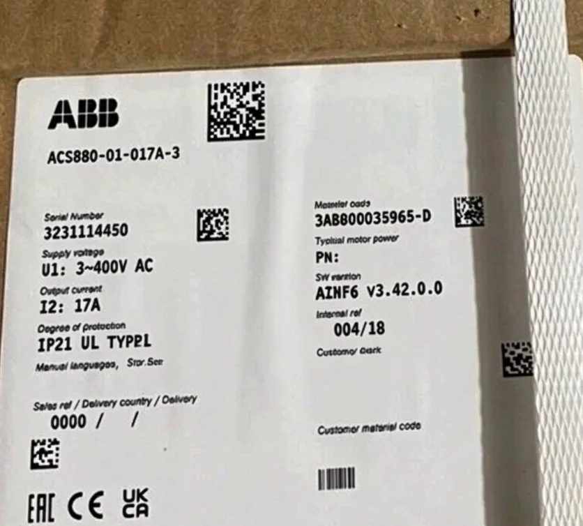 ABB ACS880-01-017A-3 frequency converter 3