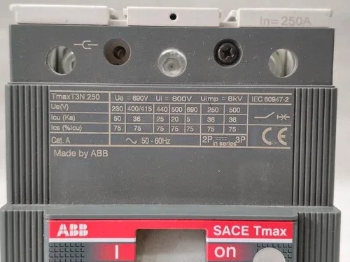 ABB SACE TMAX T3N 160 250AMP 3POLE CIRCUIT BREAKER 2