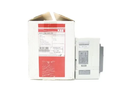 ABB BE51117860 TMAX TS3 N 150 70A 600V 4