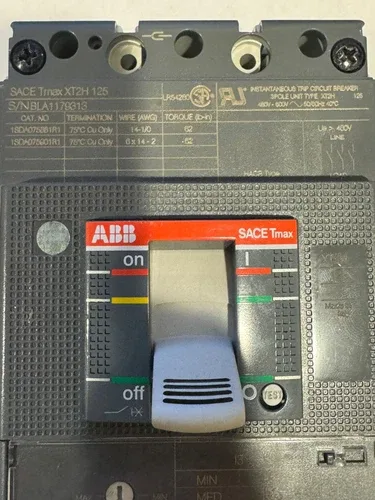ABB SACE TMAX-XT2-H-125 3 Pole 15A Circuit Breaker In = 15A MA 4