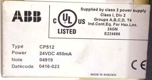 ABB 1SBP260174R1001 CP512 Membrane Keypad Operator Panel (PARTS) 4