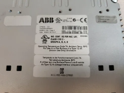 ABB 1SAP535100R0001 CP635 Touch Screen Controller 4