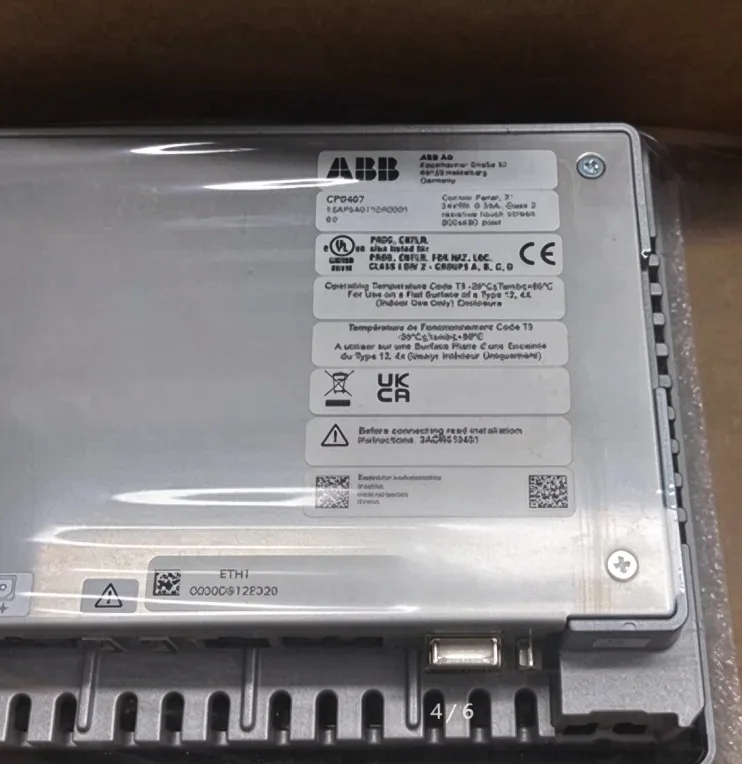 ABB CP6407 1SAP540710R0001 Touch Screen 3