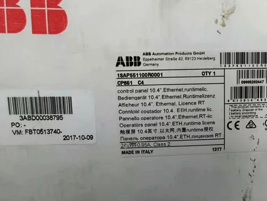ABB Touch Screen CP651 C4 1SAP551100R0001 2