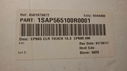 ABB 1SAP565100R0001 CP665 Clear Touch 13.3 CP600 HMI 3