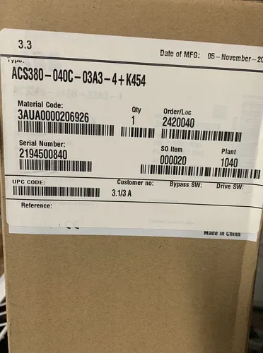 ABB ACS380-040C-03A3-4+K454 2