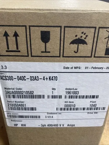 ABB ACS380-040C-03A3-4+K470 2