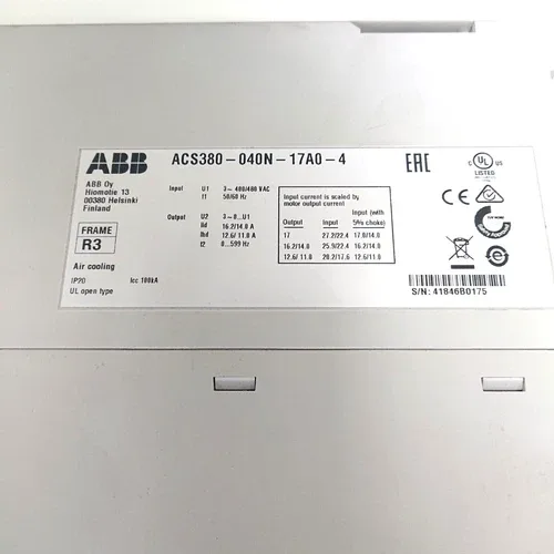 ABB ACS380-040N-17A0-4 7.5kW 3