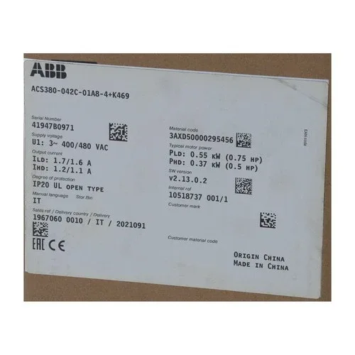ABB ACS380-042C-01A8-4 NFP 3