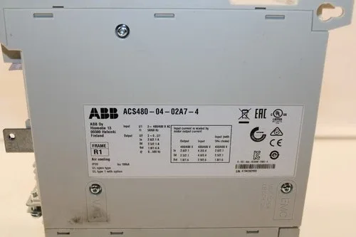 ABB ACS480-04-02A7-4 Drive 4