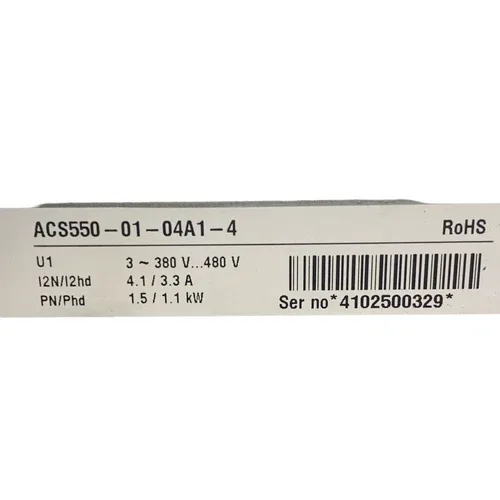 ABB Drives ACS550-01-04A-1-4 Variable Frequency Drive 1.5KW 3