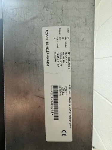 ABB ACS550-U1-015A-4+K451 VFD 2