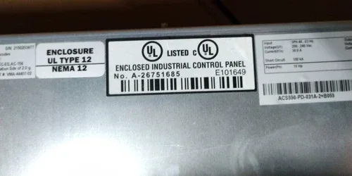 ABB ACS550-PD-031A-2+B055 DRIVE WITH DISCONNECT SWITCH 10HP 3PH 208 240V 4