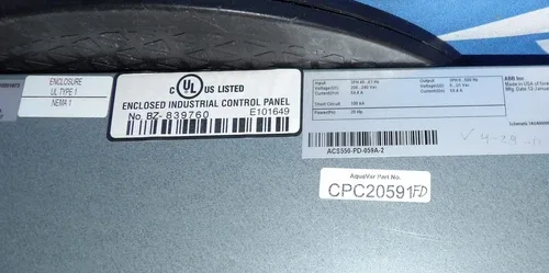 ABB ACS550-PD-059A-2 3 Phase 208-240 VAC 50/60 HZ 59.4 A ACS550 Series Driv 2