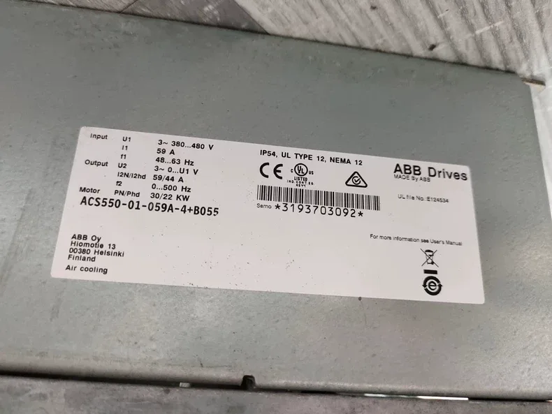 ABB inverter ACS550-01-059A-4+B055 5
