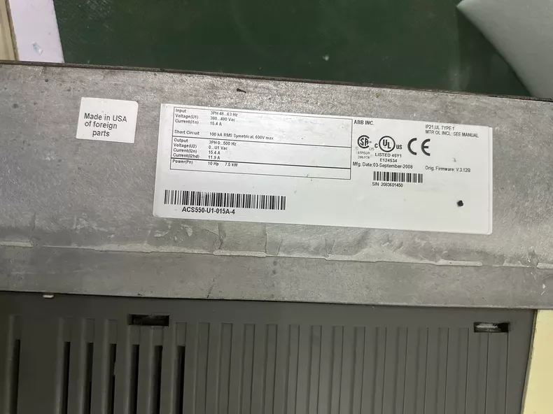ABB ACS550-U1-015A-4 Frequency converter 6