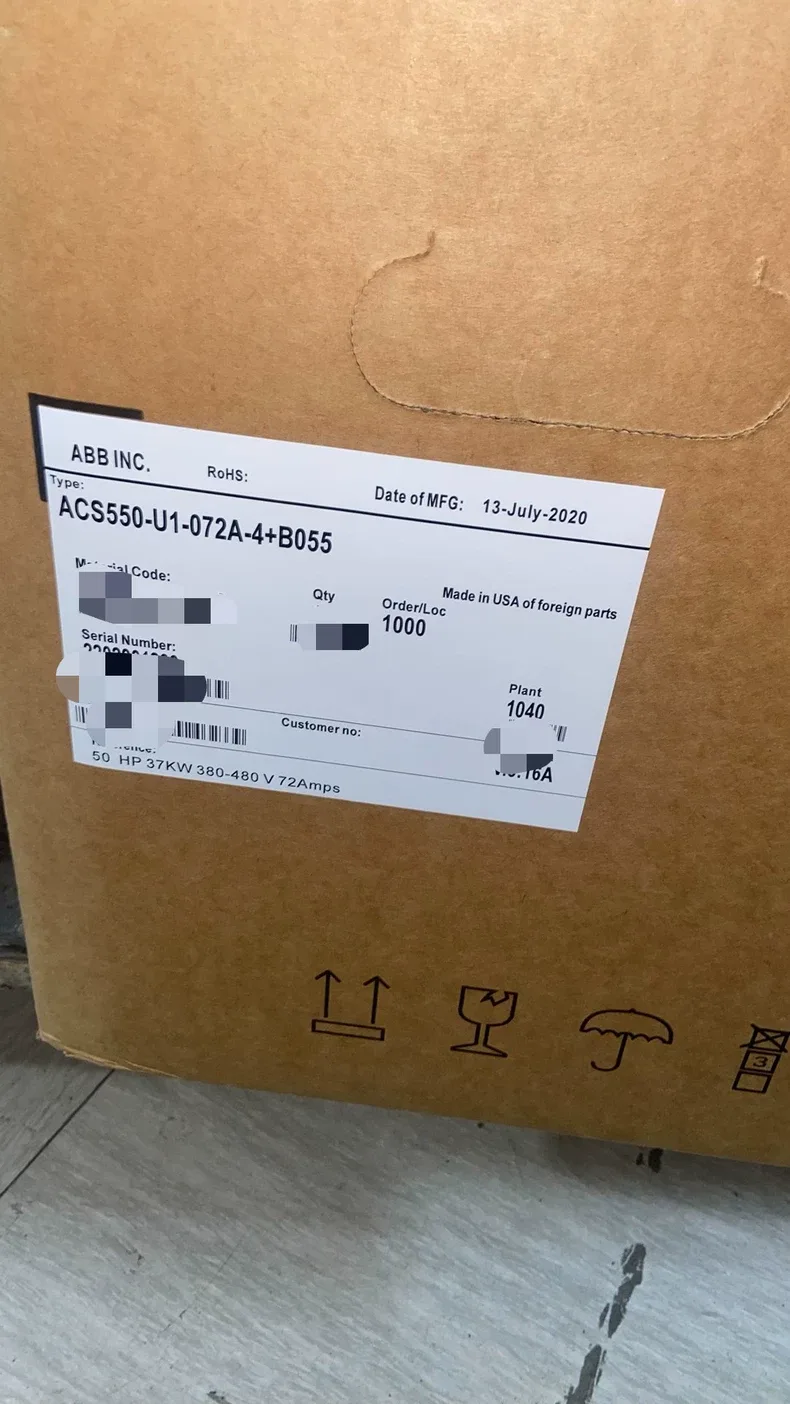 ABB ACS550-U1-072A-4+B055 Frequency Converter 4