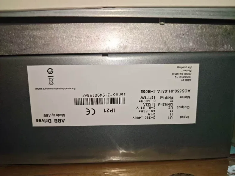ABB ACS550-01-072A-4+B055 37KW Frequency Converter 6