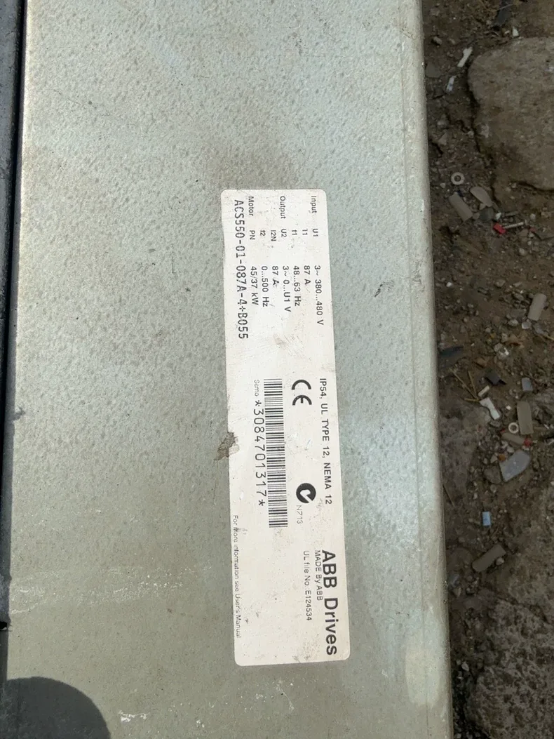 ABB inverter ACS550-01-087A-4+B055 2