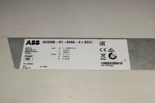ABB ACS580-01-05A6-4+B056 Drive 5.6A 2