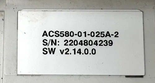 ABB ACS580-01-025A-2+B056+J400+N2901 Drive 5.5kW 24.5A - / Attn 3